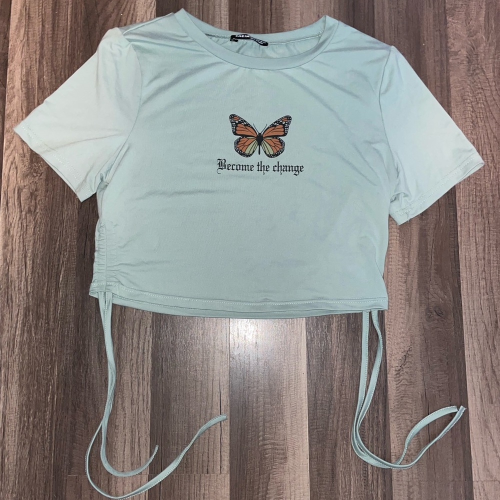 Shein Butterfly Crop Top 🦋